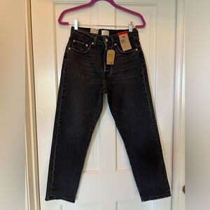 Levi's Dark Gray Straight Jeans